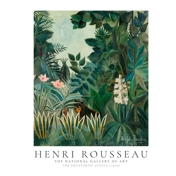 Henri Rousseau The equatorial jungle II