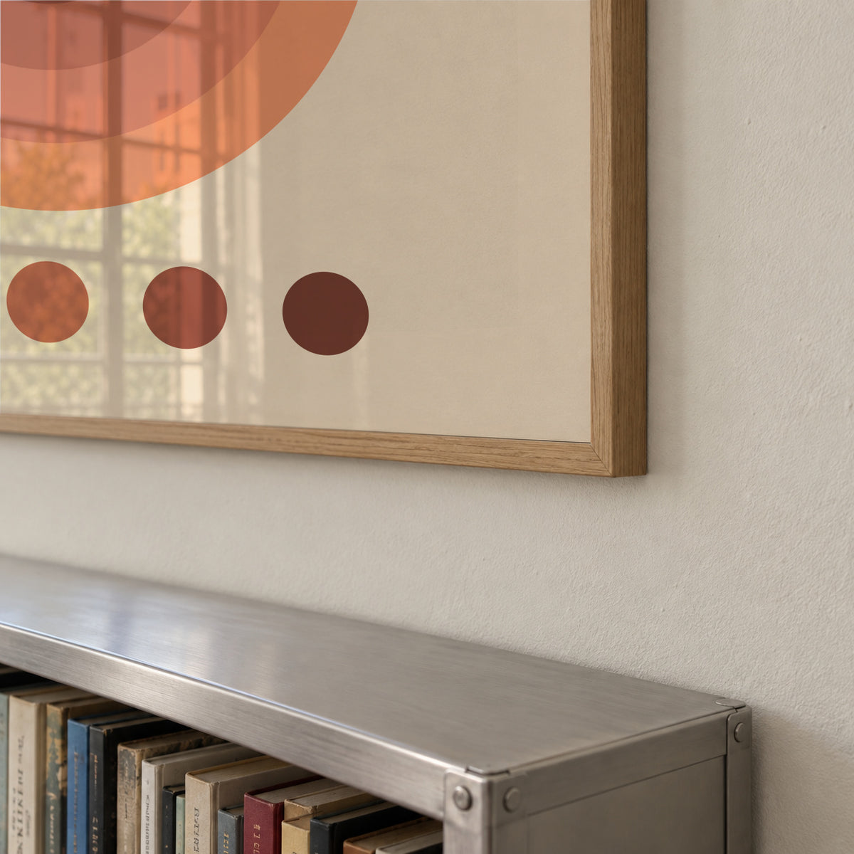 Bauhaus circles II - Framed poster detail