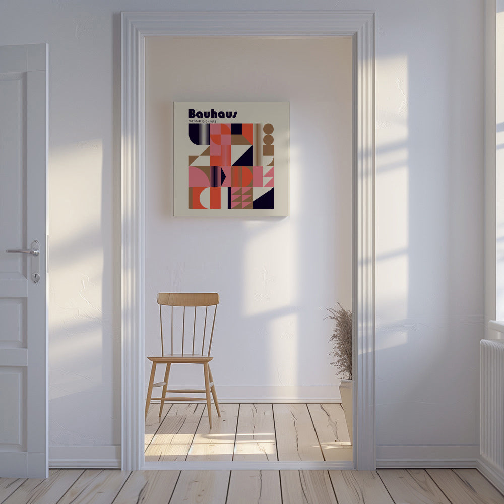 Bauhaus Weimar II - Unframed canvas in an interior