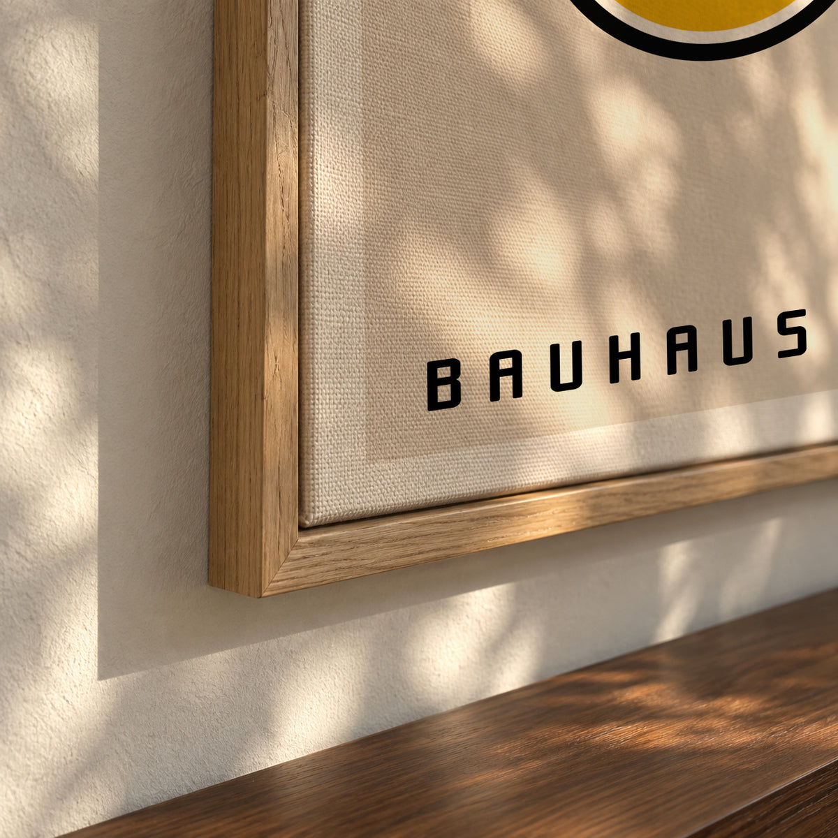Bauhaus bicycle II - Framed canvas detail