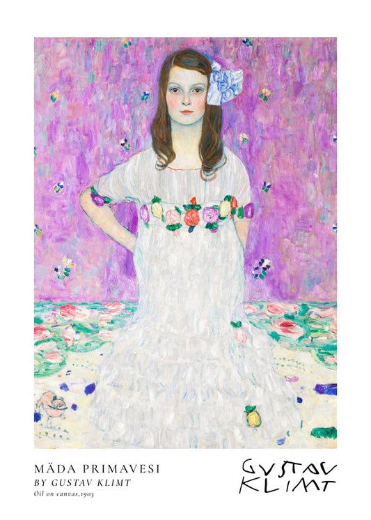 Mäda Primavesi by Gustav Klimt