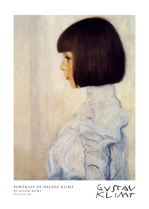 Portrait of Helene Klimt by Gustav Klimt