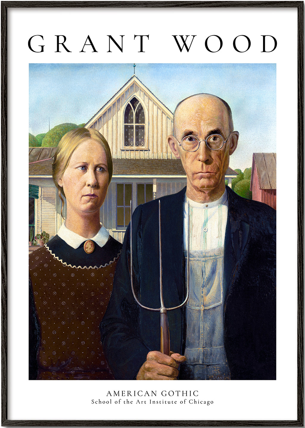 American Gothic by Grant Wood