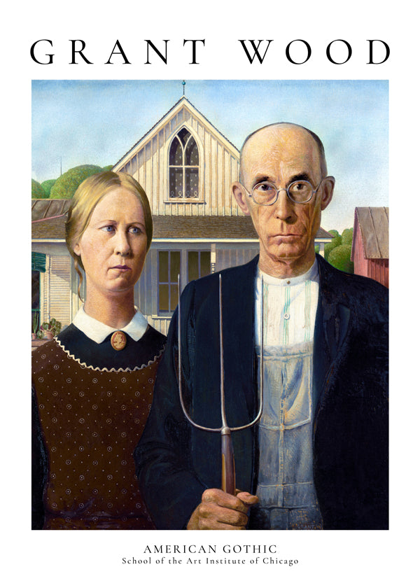 American Gothic by Grant Wood