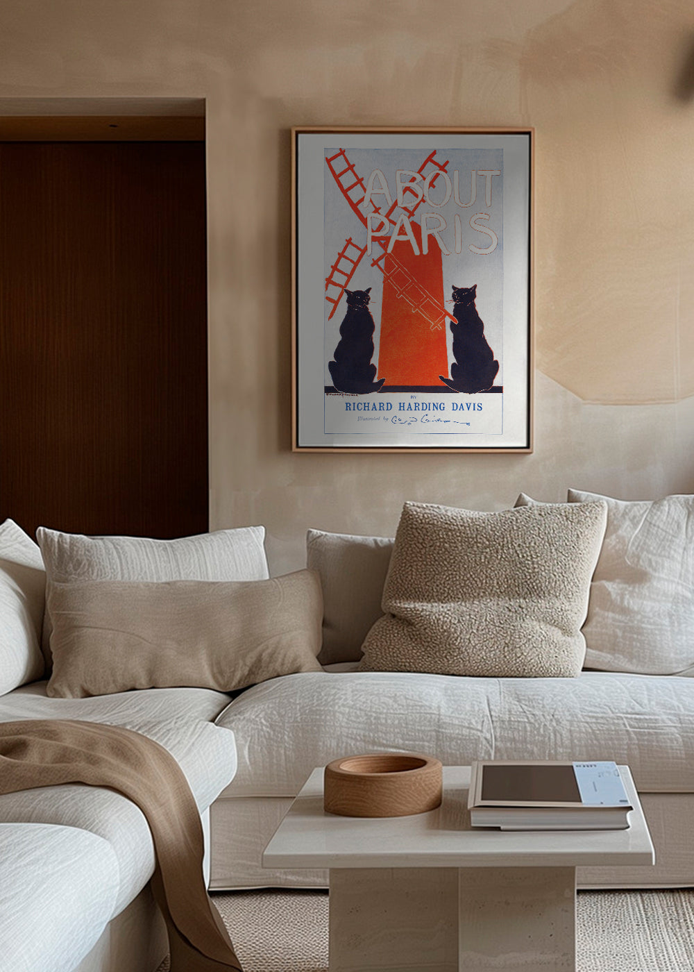 About Paris Vintage poster by Edward Penfield