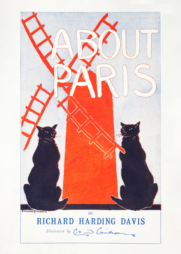 About Paris Vintage poster by Edward Penfield