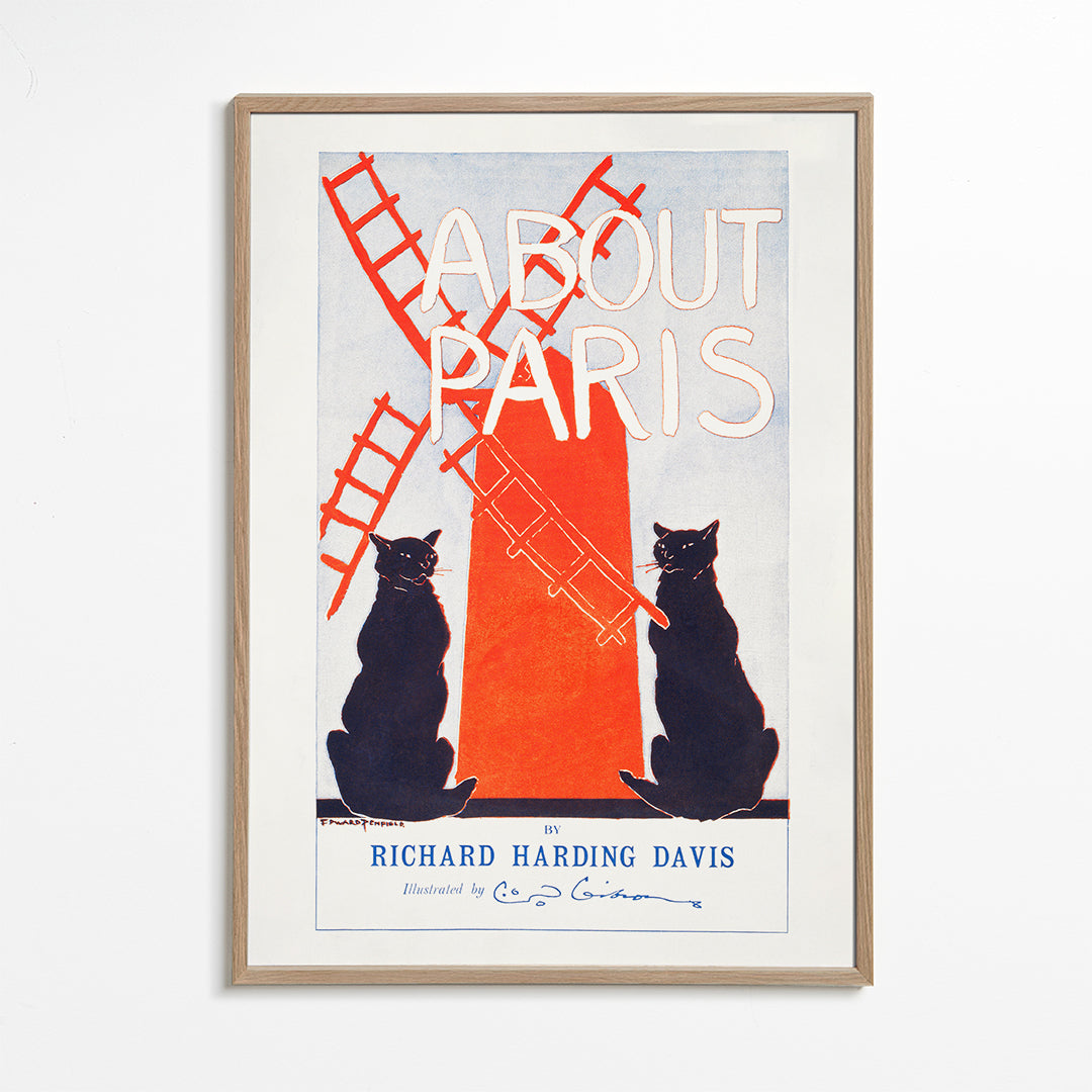 About Paris Vintage poster by Edward Penfield