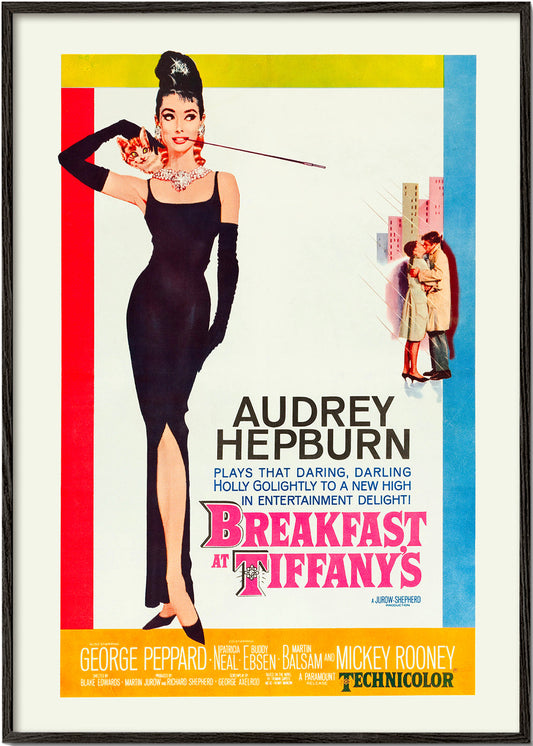 Audrey Hepburn Breakfast at Tiffanys 1961 film poster