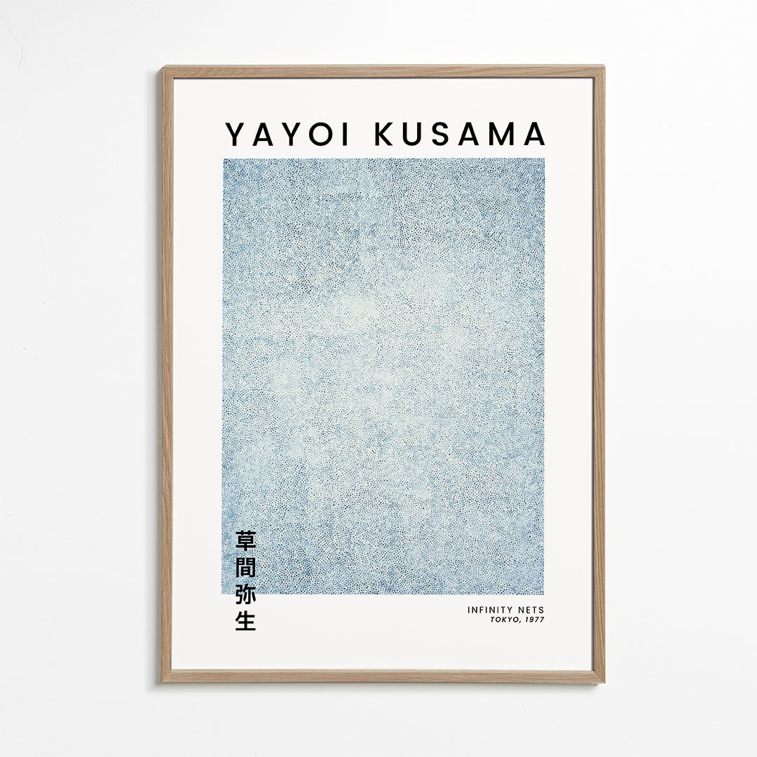 Yayoi Kusama Infinity Nets exhibition poster