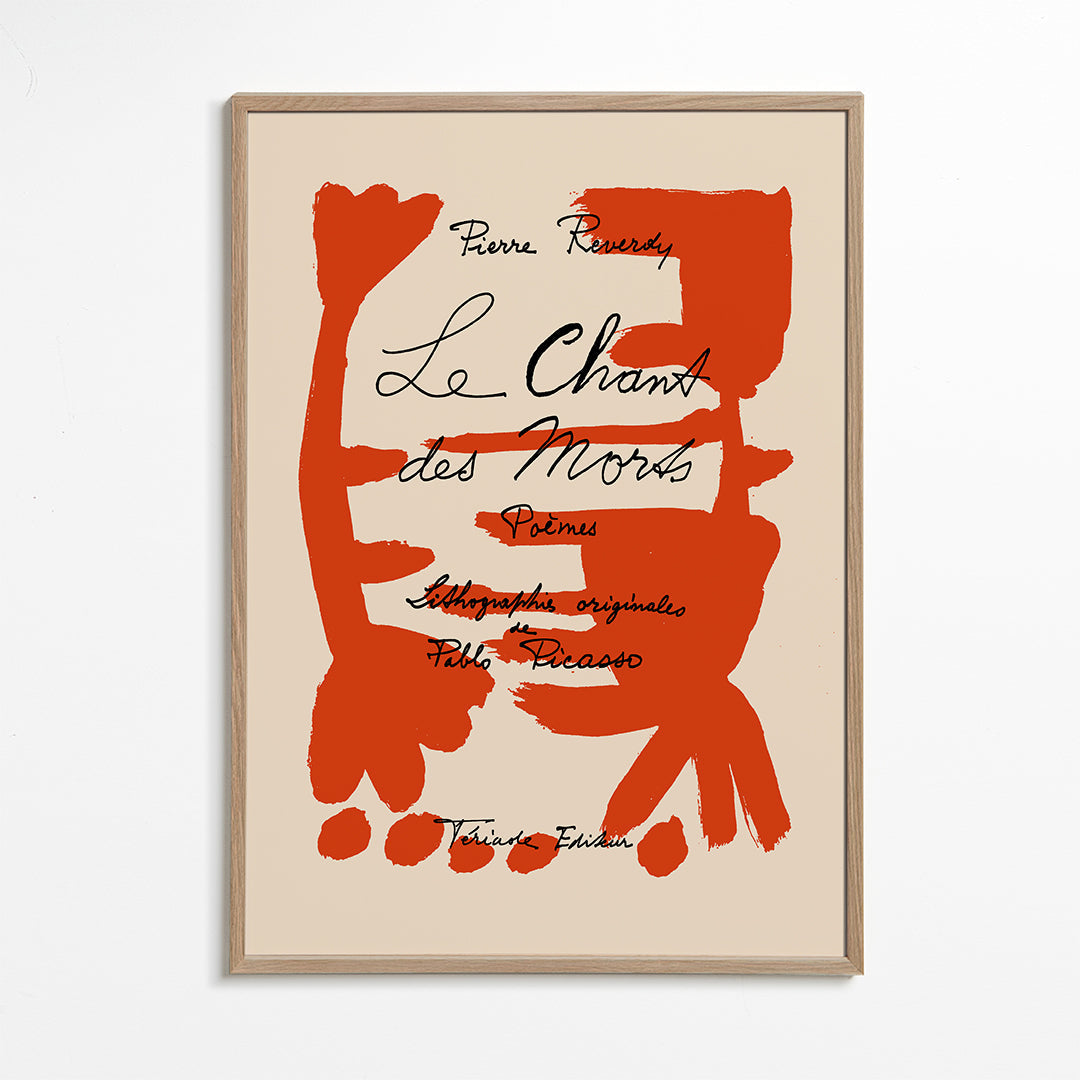 Picasso Le Chant des Morts Gallery Exhibition Poster