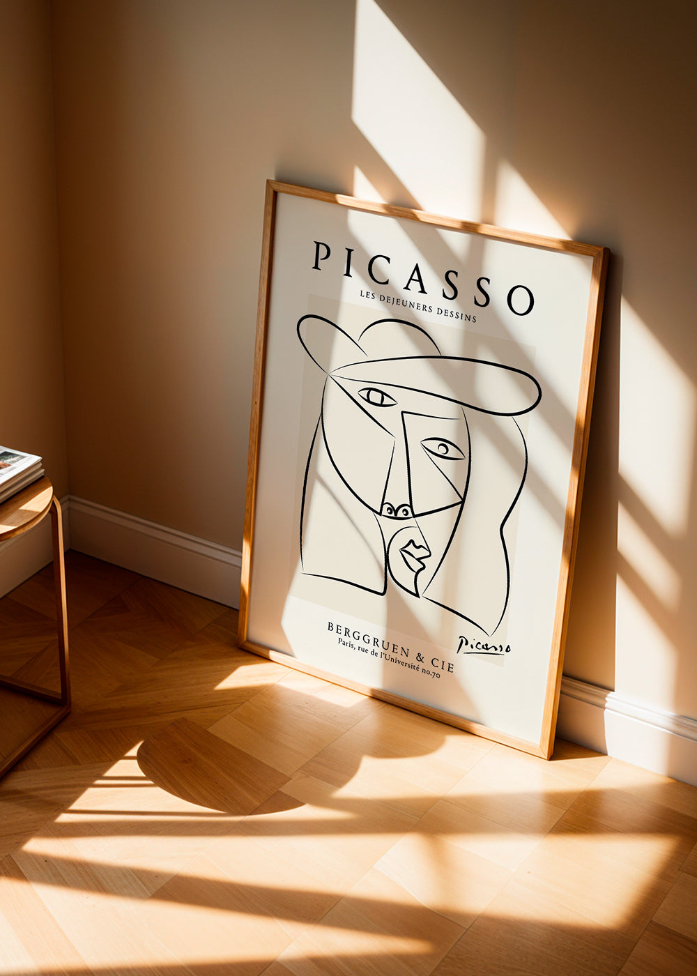 Picasso Woman in a Hat Sktech Poster