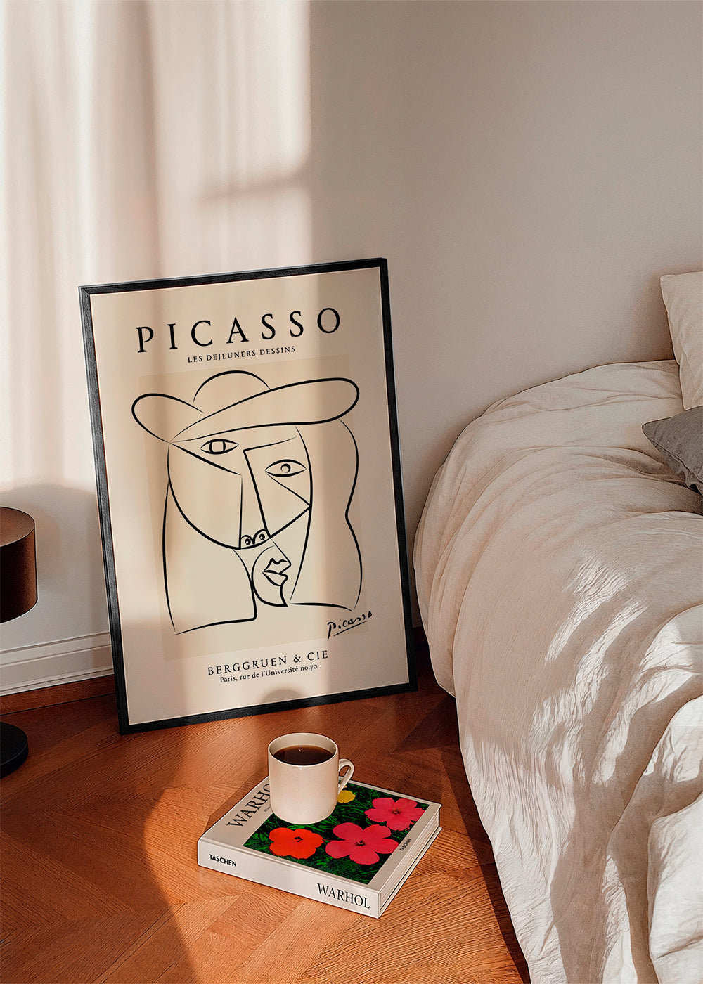 Picasso Woman in a Hat Sktech Poster