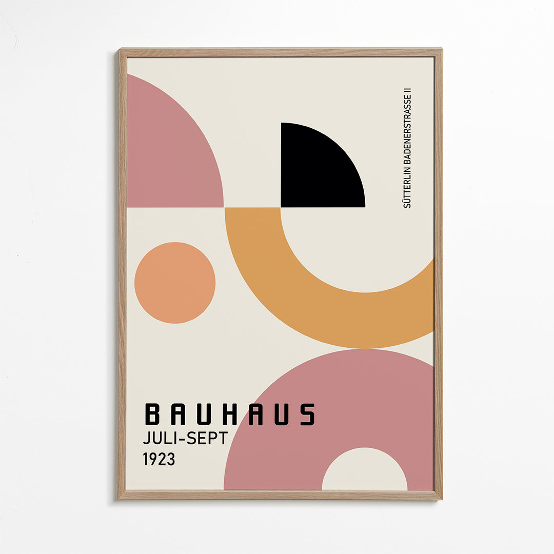 COLORFUL BAUHAUS NO.1 POSTER