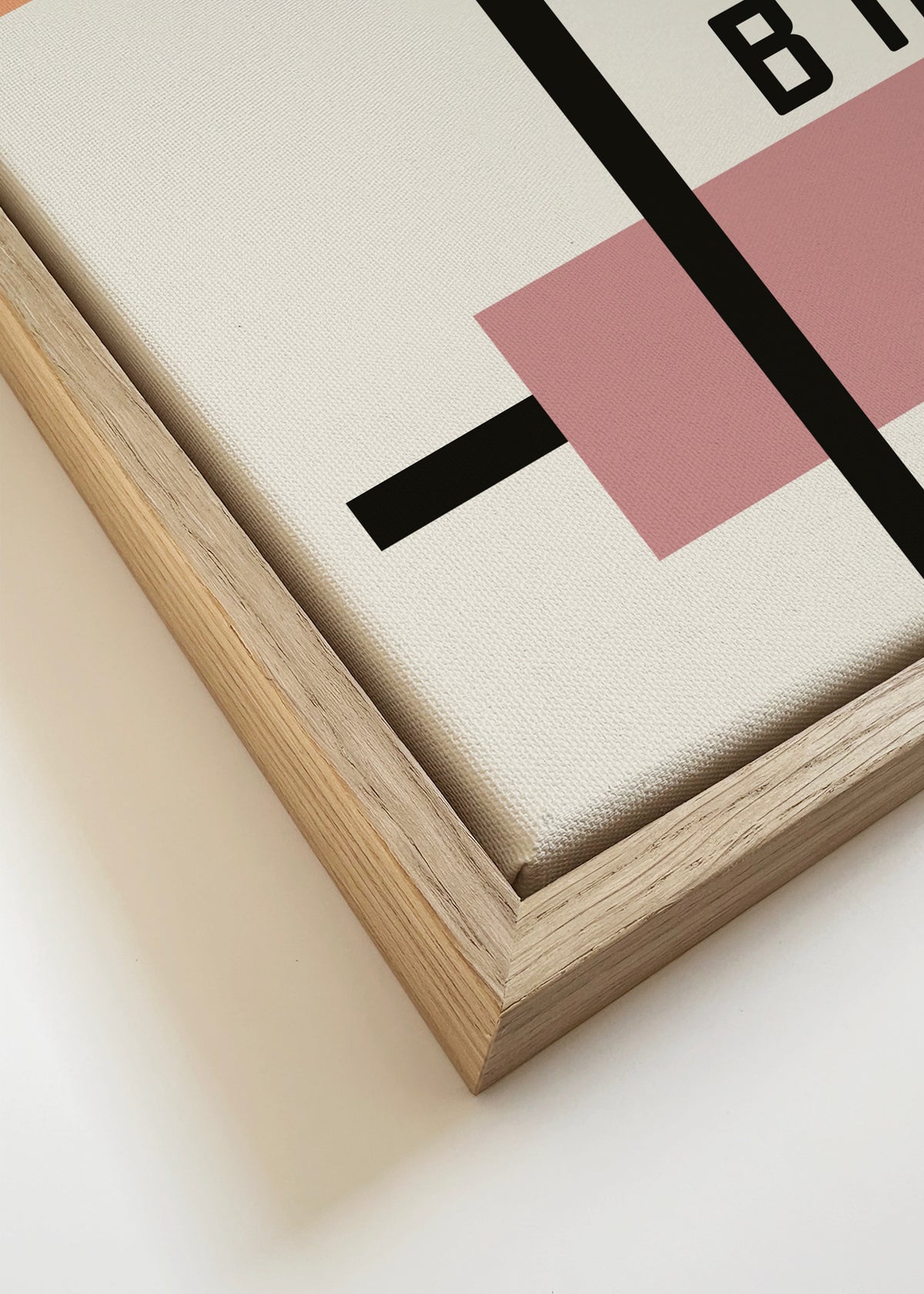 COLORFUL BAUHAUS NO.2 POSTER - Framed canvas detail