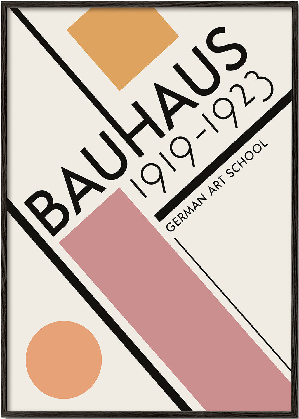 COLORFUL BAUHAUS NO.3 POSTER