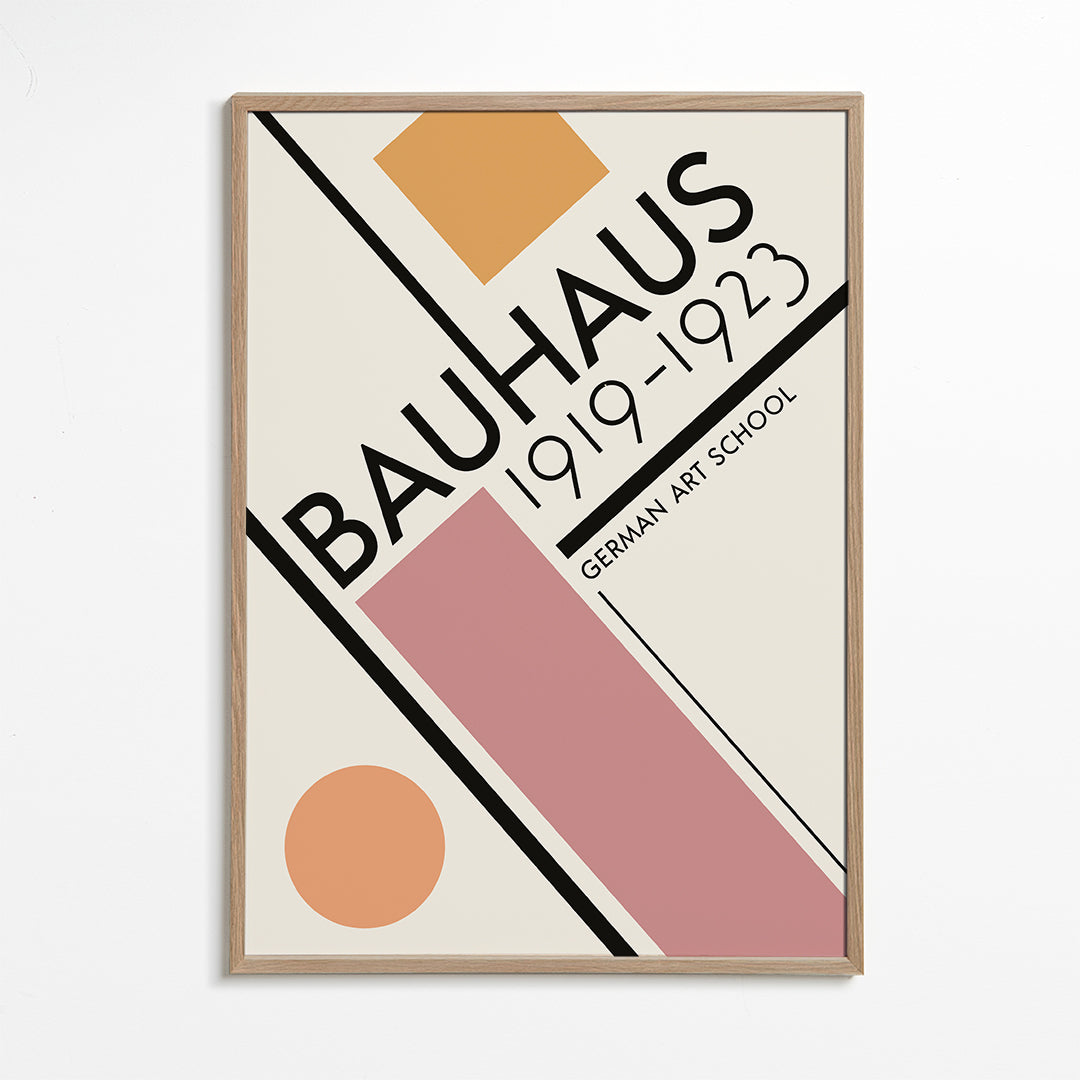 COLORFUL BAUHAUS NO.3 POSTER