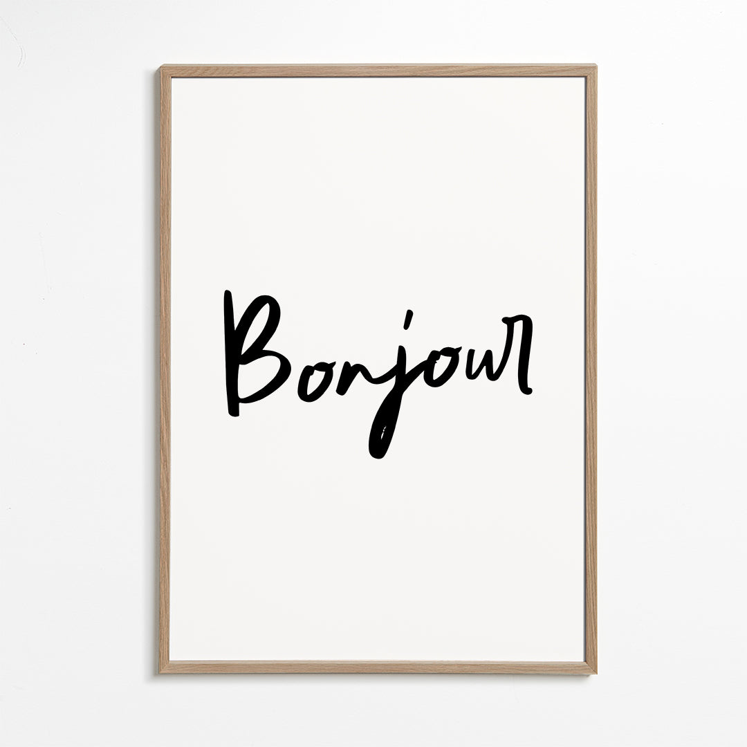 Bonjour Poster