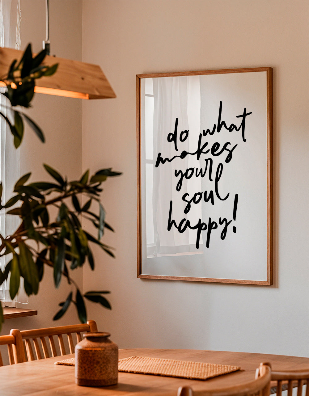 Do what makes your soul happy quote poster