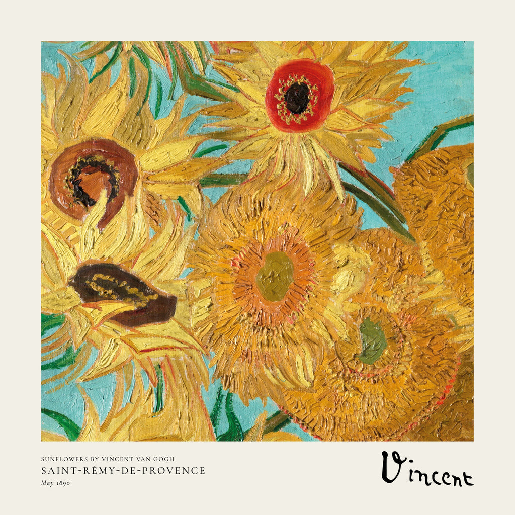 Sunflowers by Vincent van Gogh - Square - Unframed art print