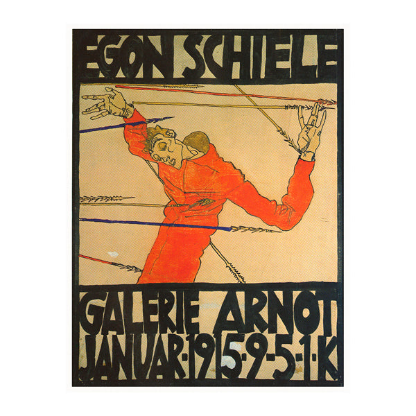 Galerie Arnot poster by Egon Schiele - Square