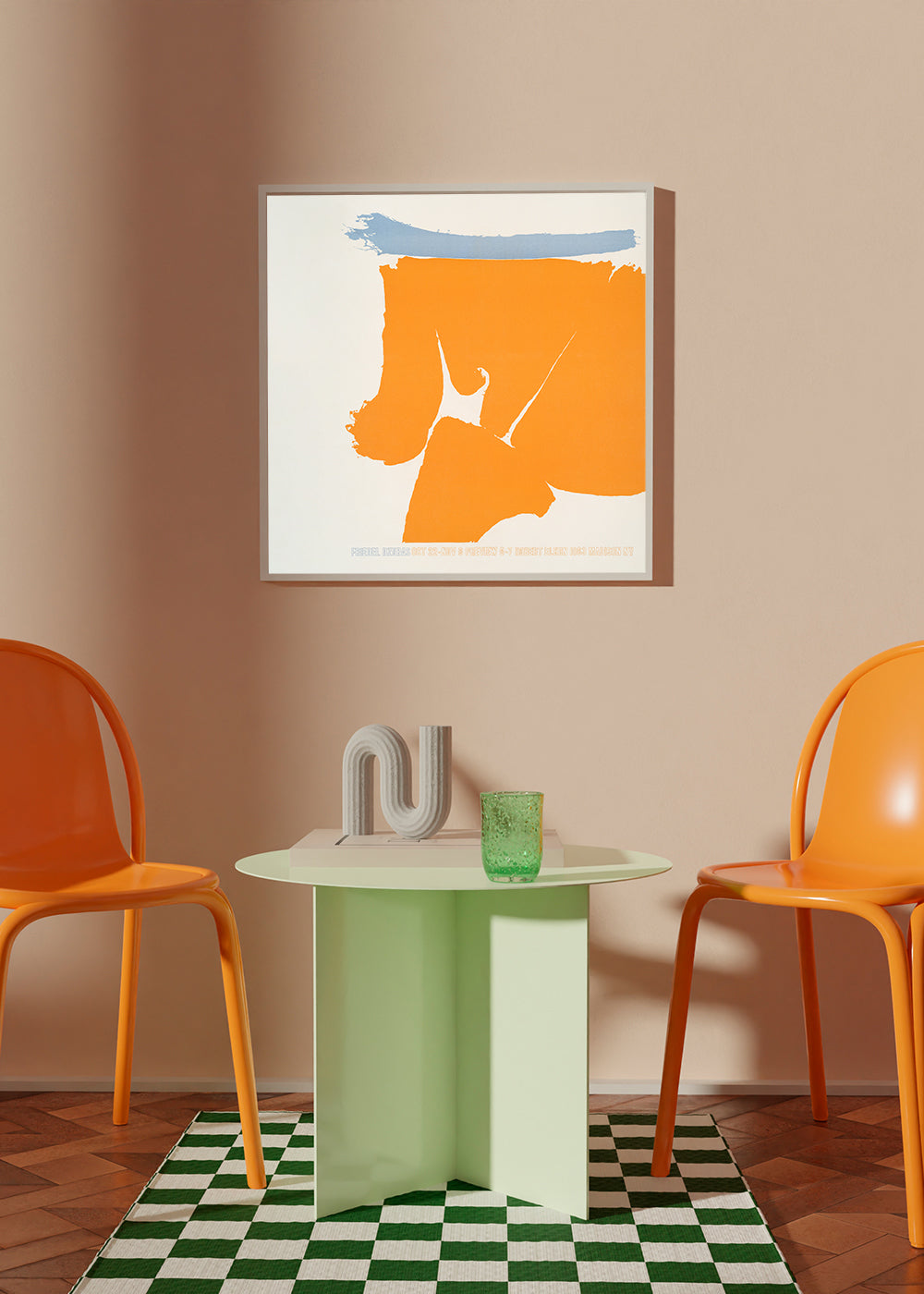 Friedel Dzubas (1960) vintage poster by Robert Elkon Gallery - Square