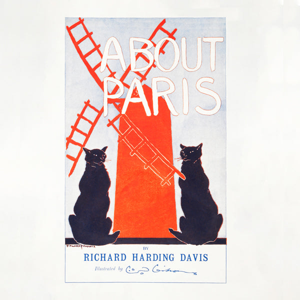 About Paris Vintage poster by Edward Penfield - Square