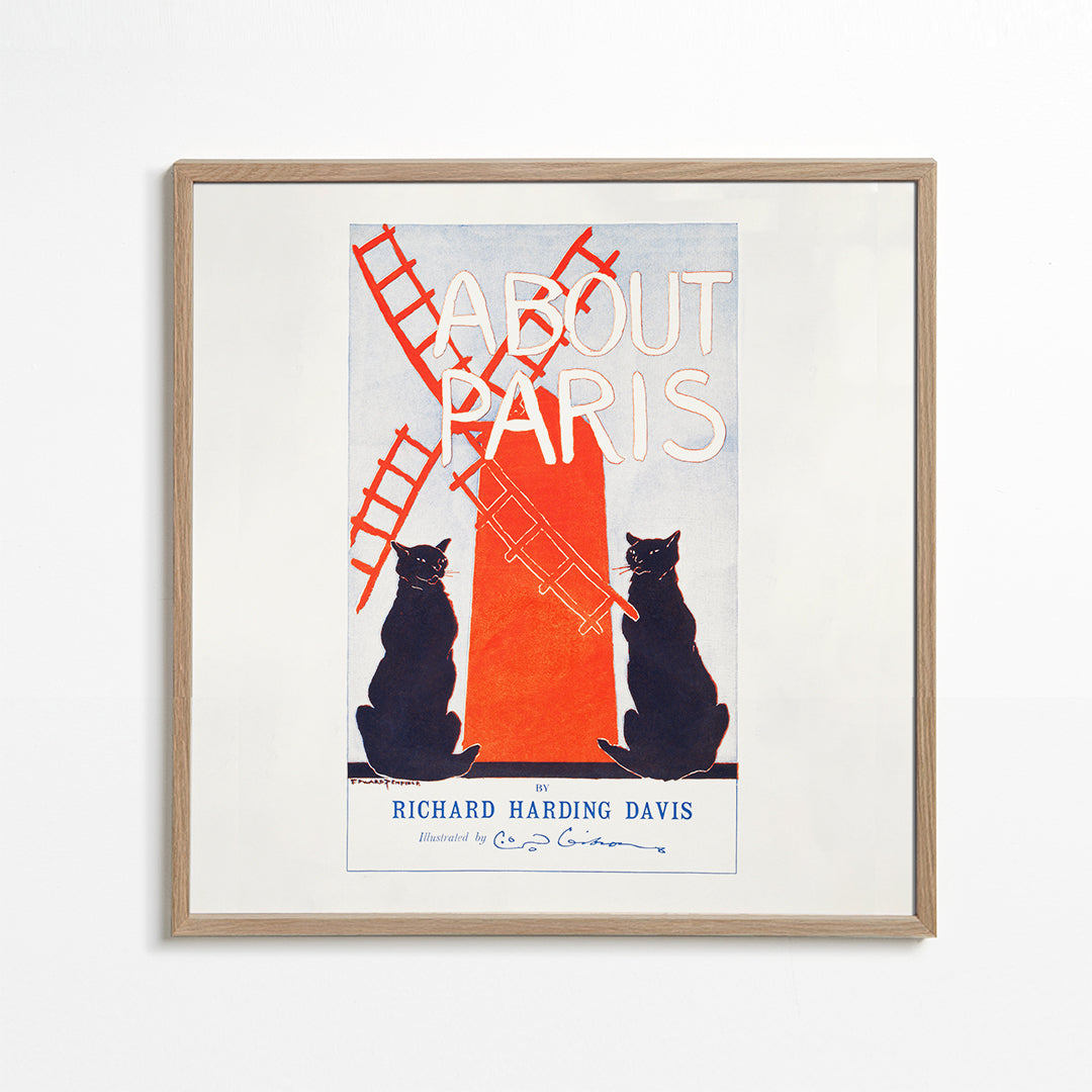 About Paris Vintage poster by Edward Penfield - Square