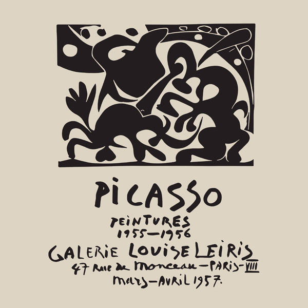 PABLO PICASSO Galerie Louise Leiris Print Poster - Square