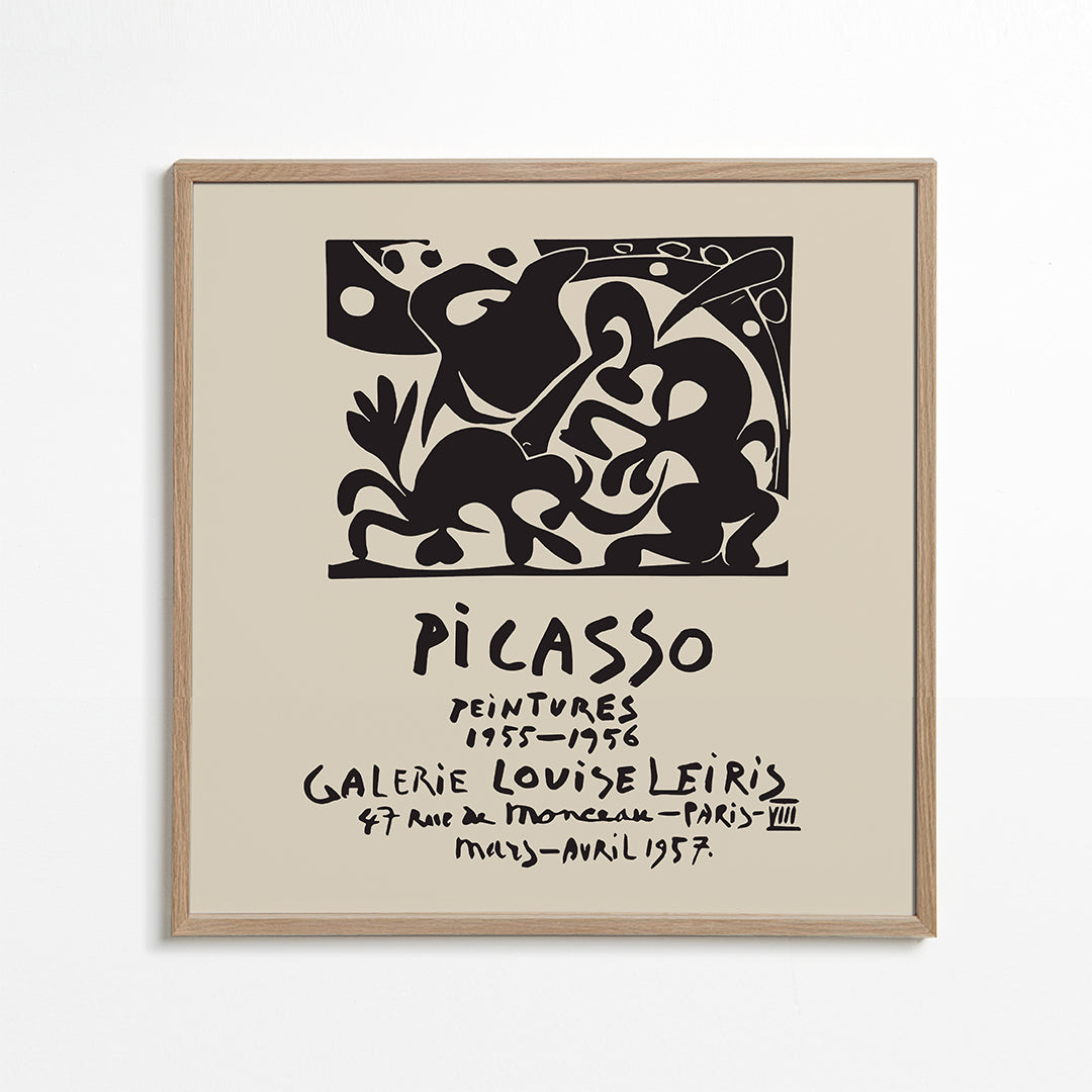 PABLO PICASSO Galerie Louise Leiris Print Poster - Square