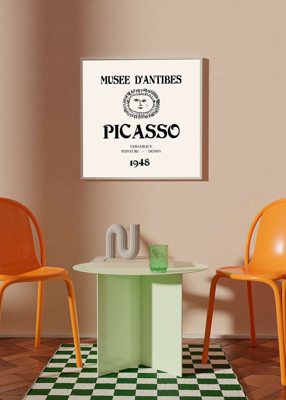 Picasso Musee D'Antibes Poster - Square