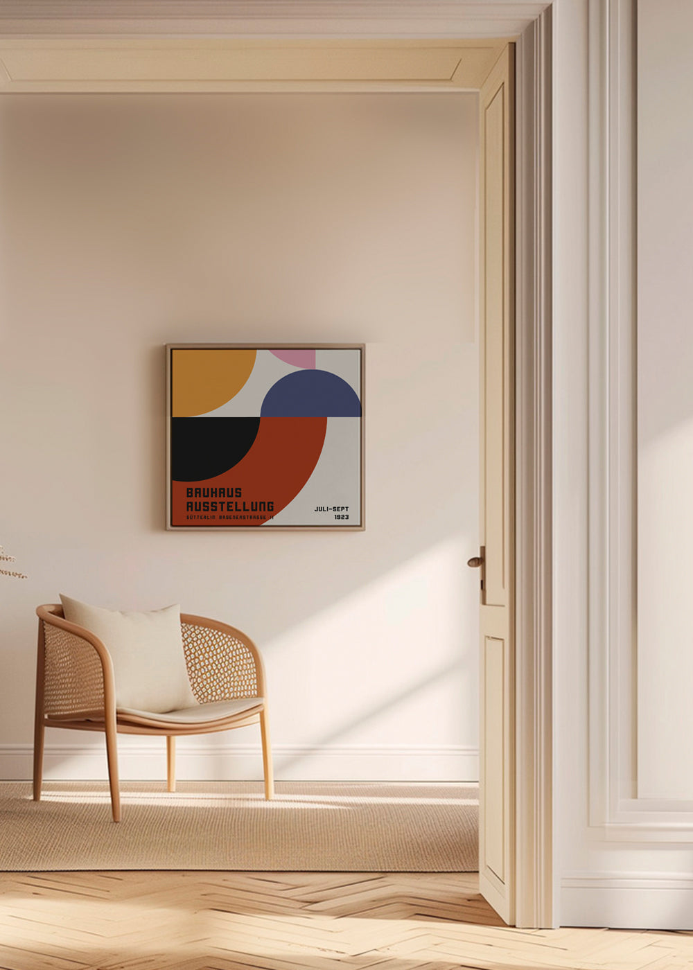 Bauhaus Exhibition Poster  1923 - Square