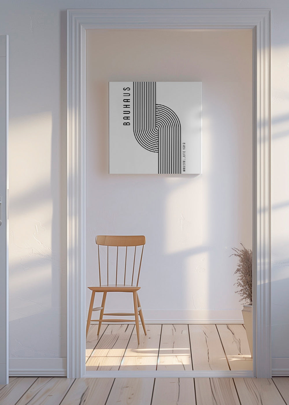 BAUHAUS AUSSTELLUNG Exhibition Poster  1919 - Square