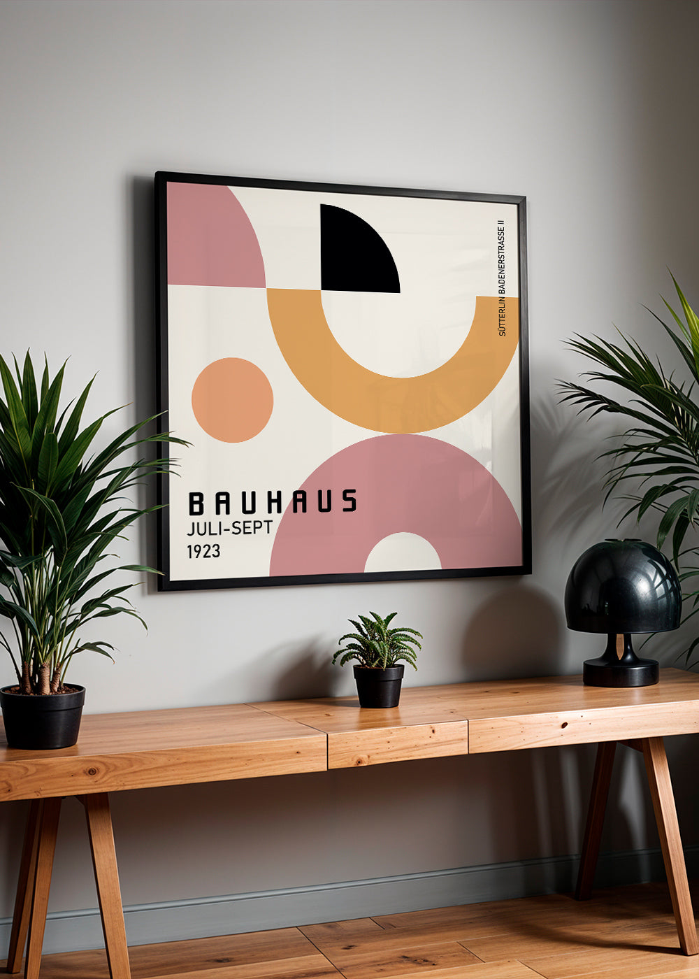 COLORFUL BAUHAUS NO.1 POSTER - Square