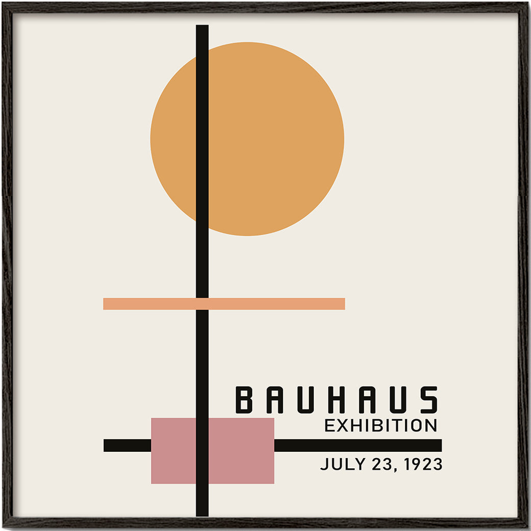 COLORFUL BAUHAUS NO.2 POSTER - Square