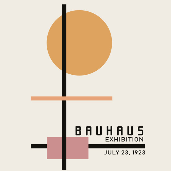 COLORFUL BAUHAUS NO.2 POSTER - Square