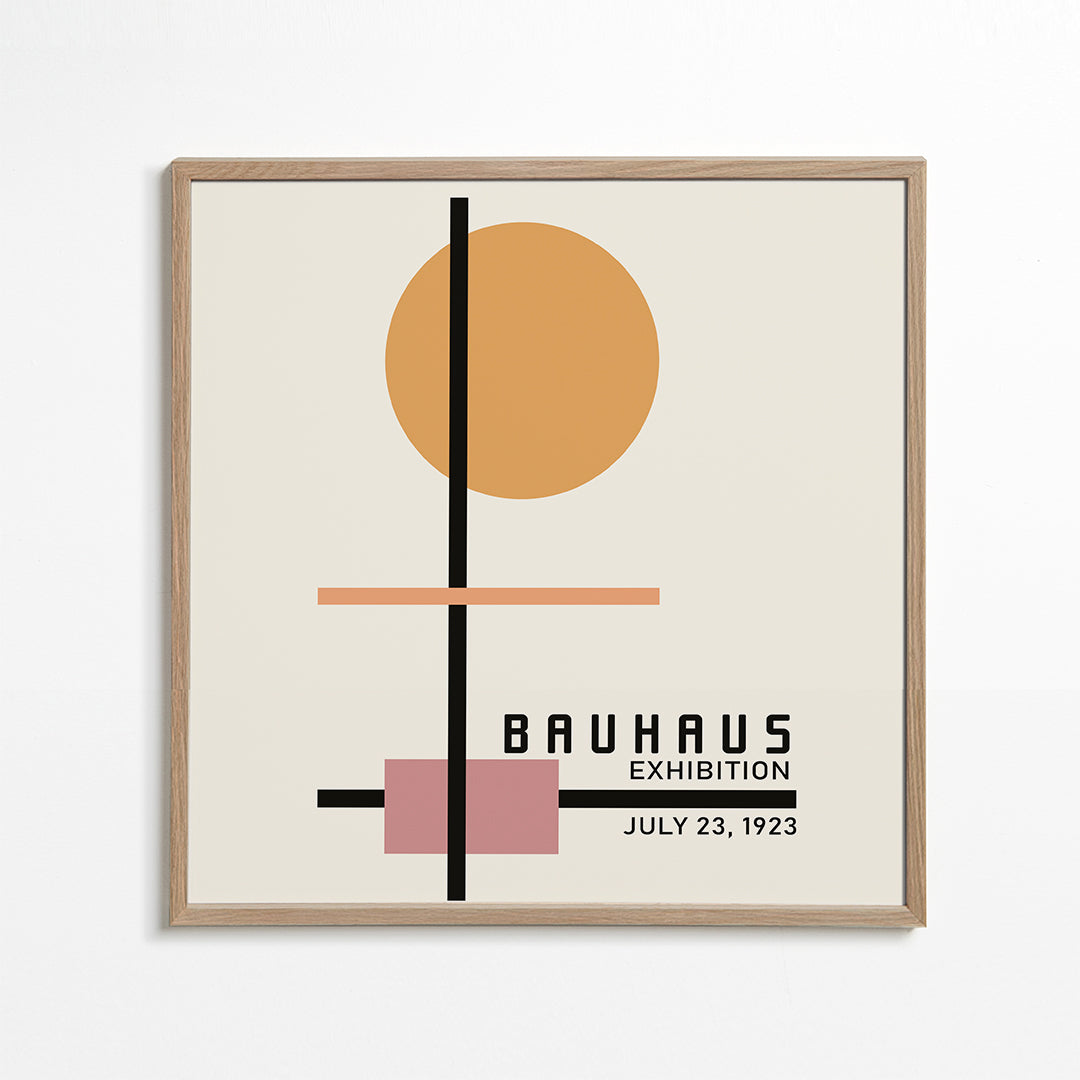 COLORFUL BAUHAUS NO.2 POSTER - Square