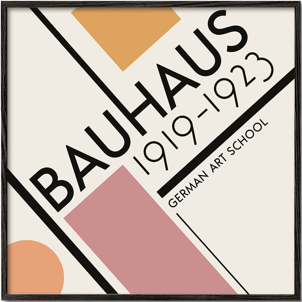 COLORFUL BAUHAUS NO.3 POSTER - Square