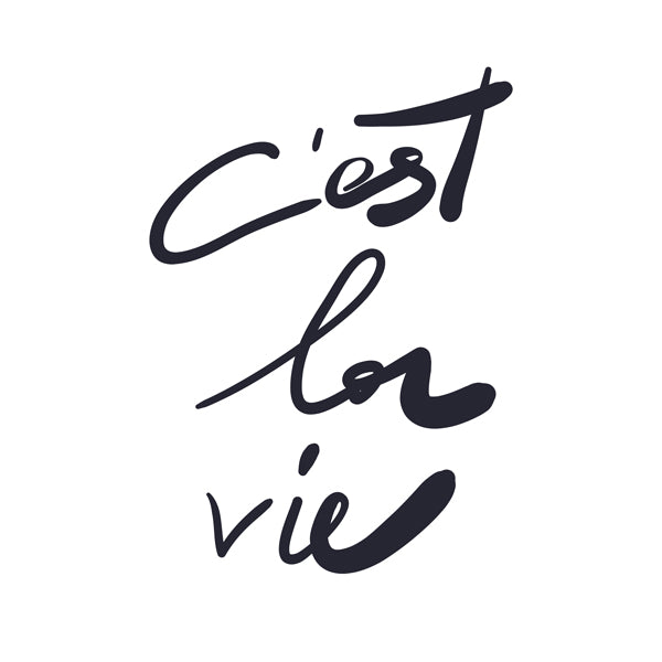 c'est la vie poster - Square