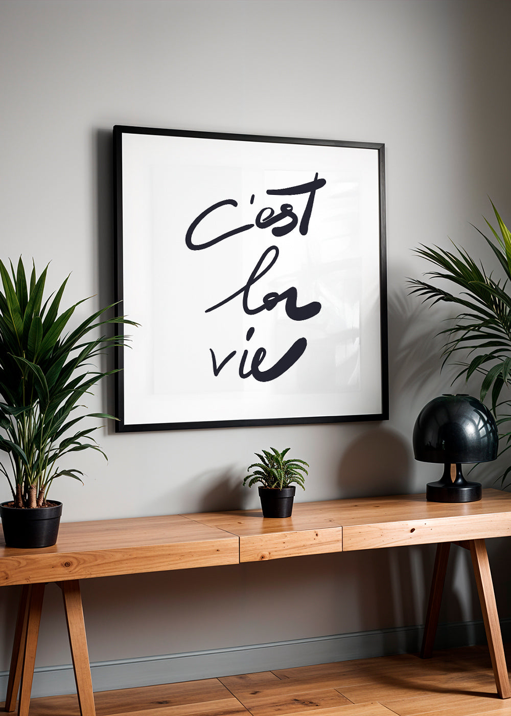 c'est la vie poster - Square