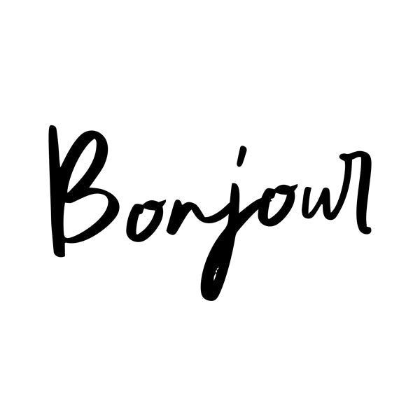 Bonjour Poster - Square