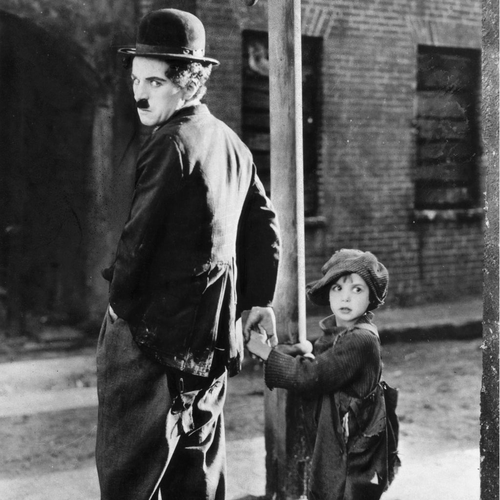Charlie Chaplin Vintage Photograph - Square - Unframed art print