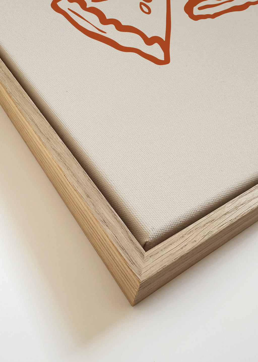 Life Simple simple pleasures - Pizza - Framed canvas detail