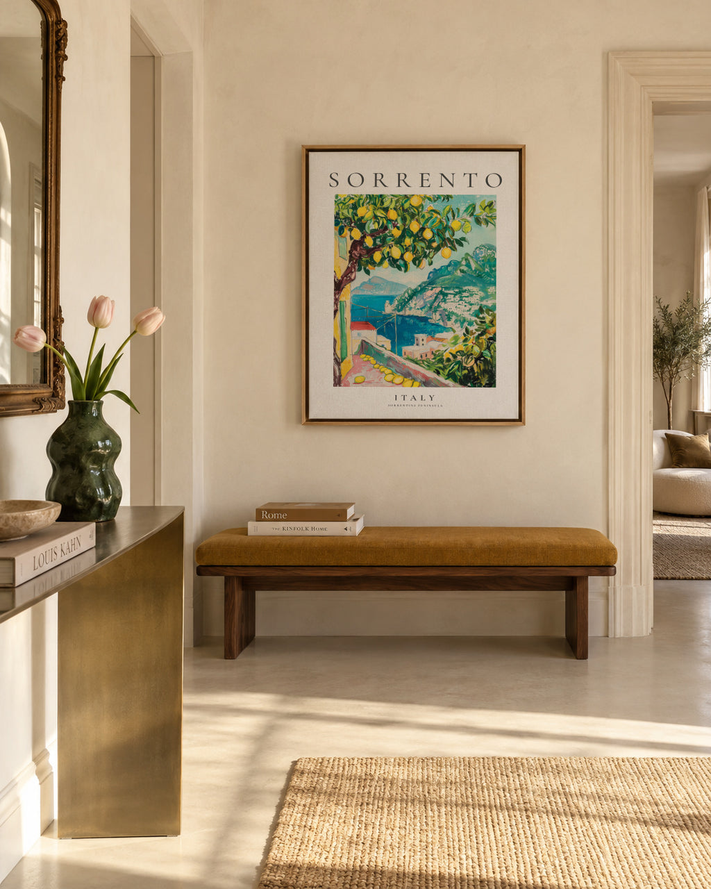 Sorrento, Italy - Framed canvas in an interior