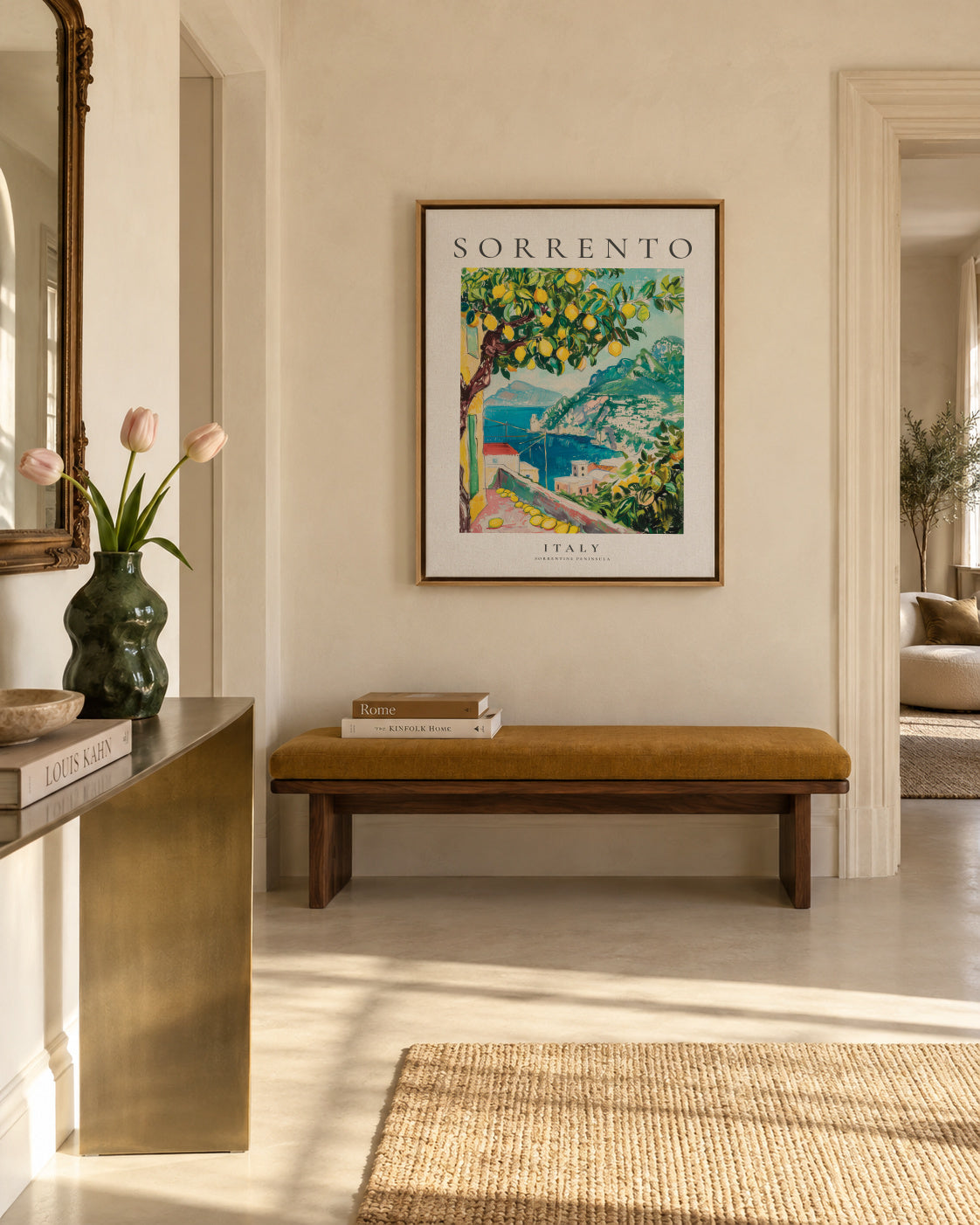 Sorrento, Italy - Framed canvas in an interior