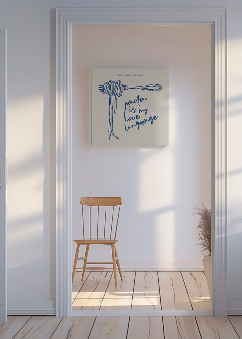 Life Simple simple pleasures - Pasta is my love Language  - SQUARE