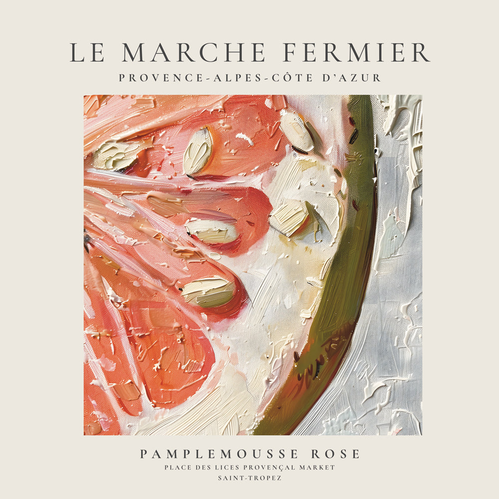 Le marche fermier - PAMPLEMOUSSE ROSE  - SQUARE