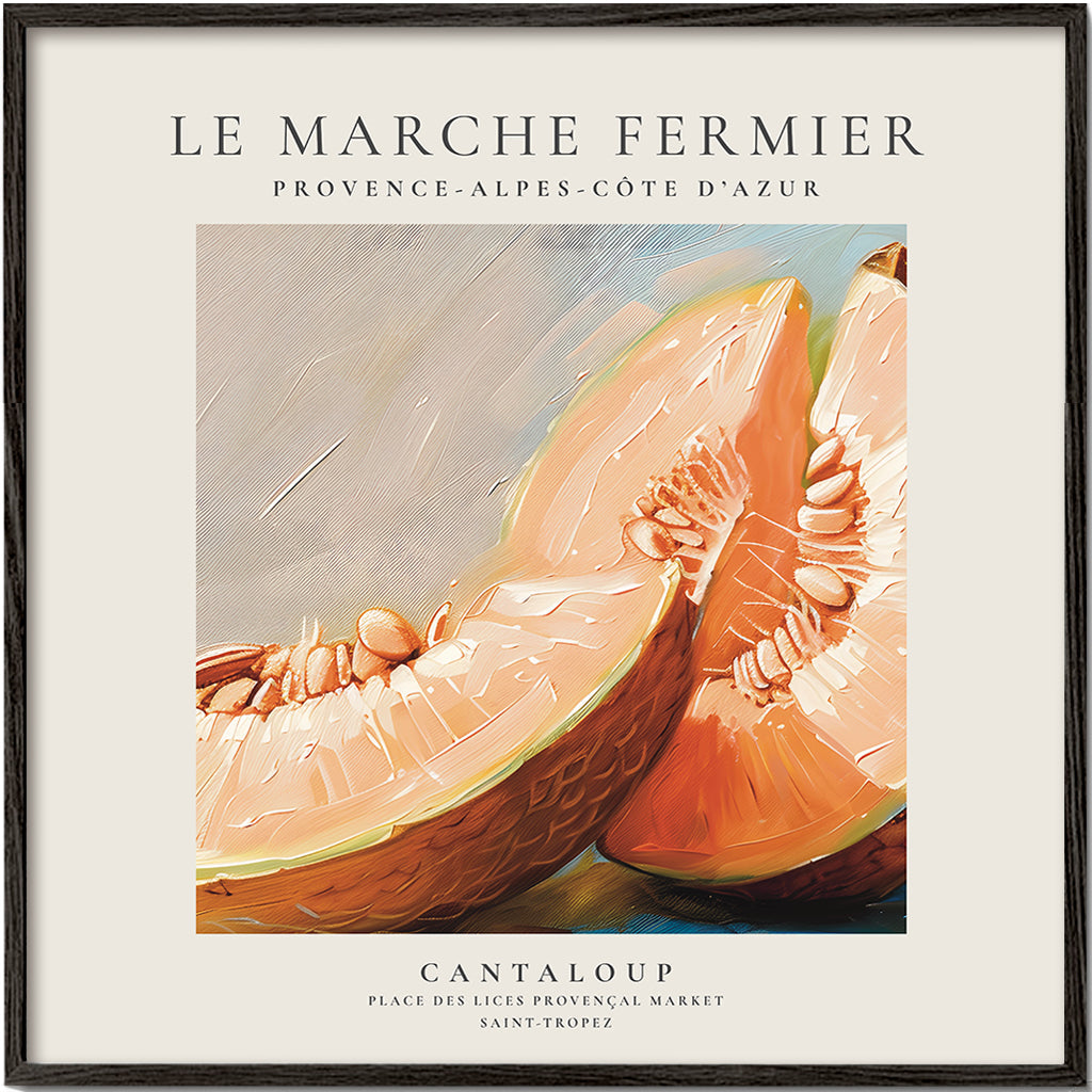 Le marche fermier - cantaloup  - SQUARE