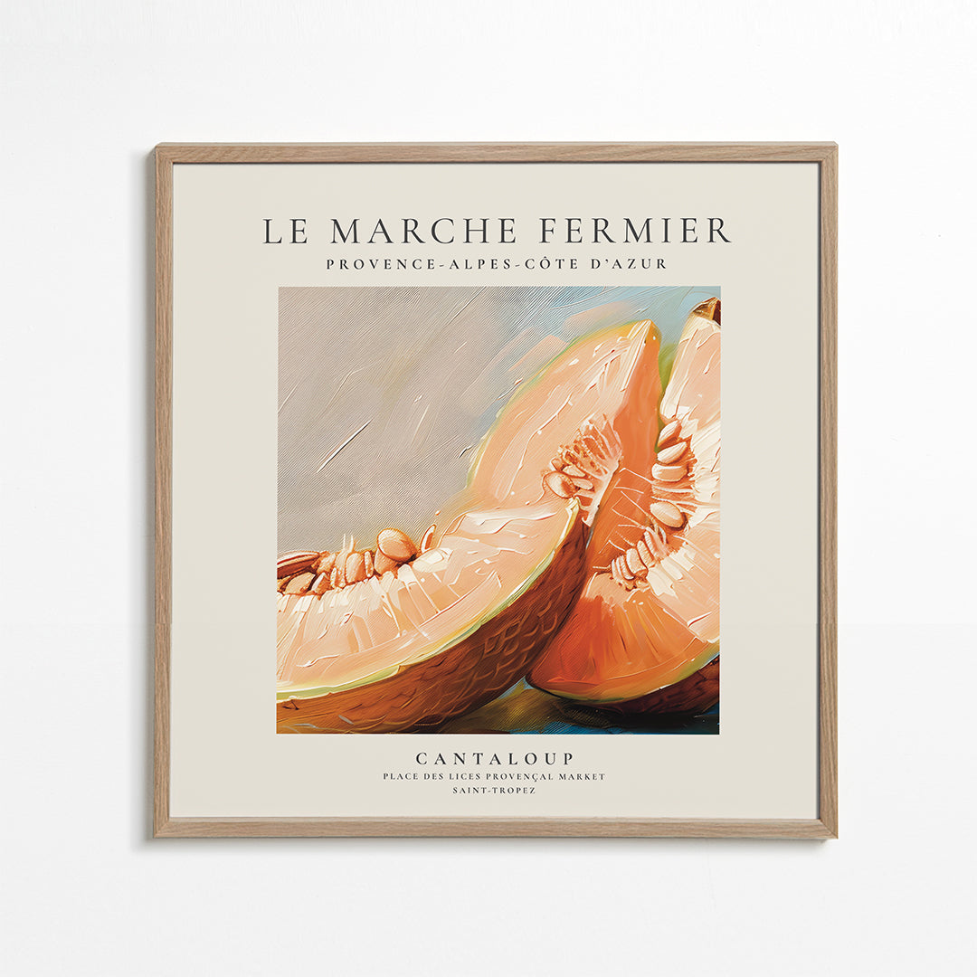 Le marche fermier - cantaloup  - SQUARE