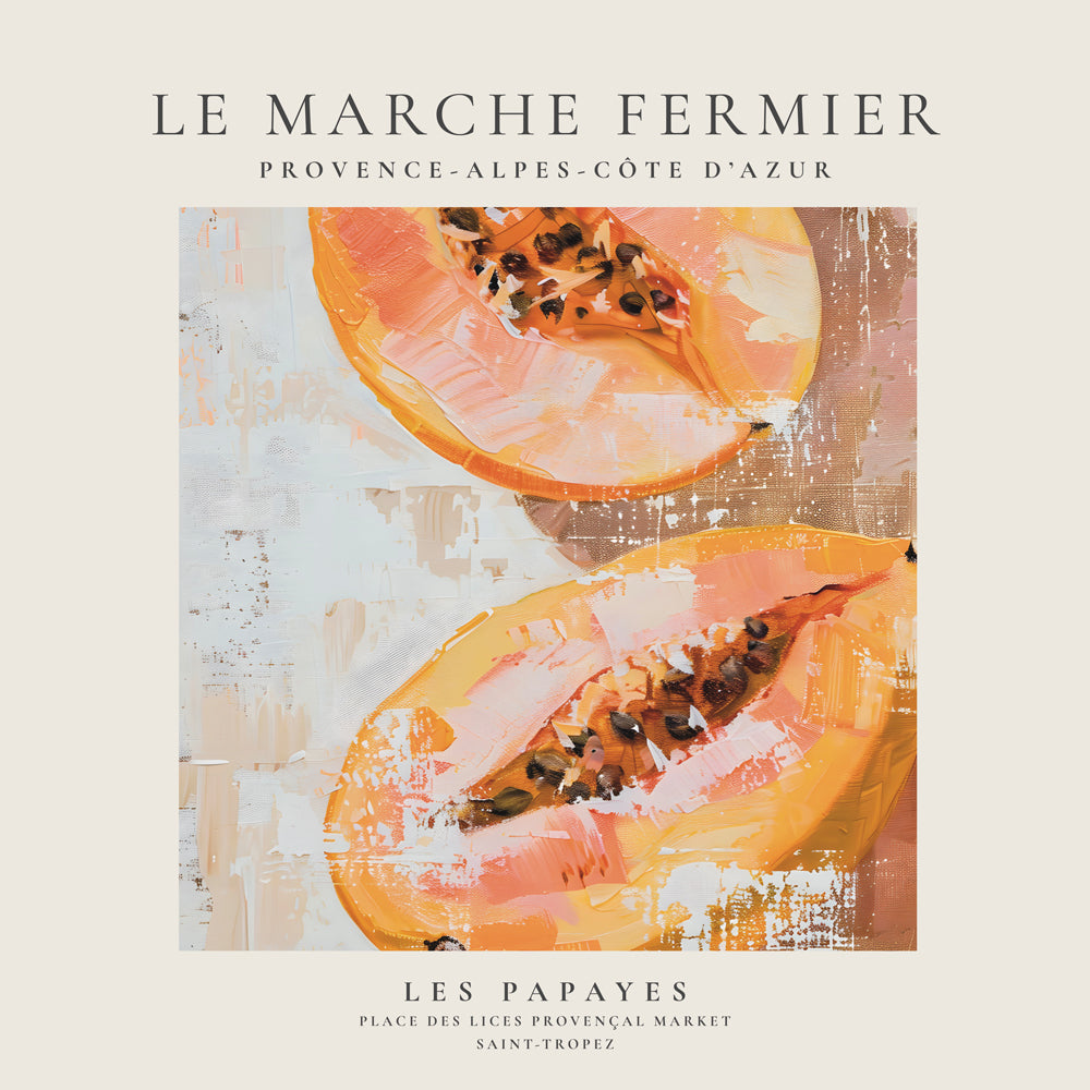 Le marche fermier - LES PAPAYES  - SQUARE