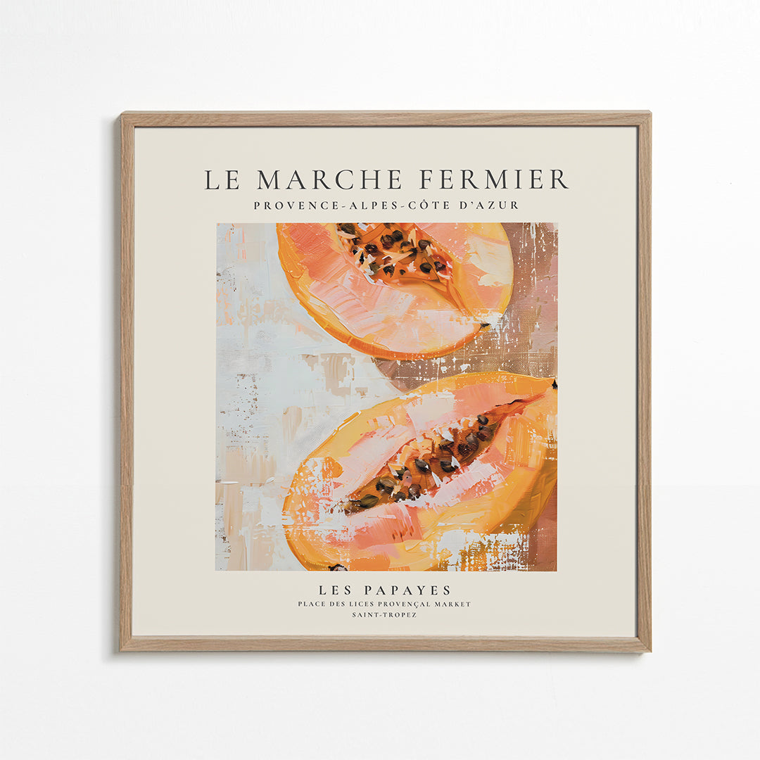 Le marche fermier - LES PAPAYES  - SQUARE